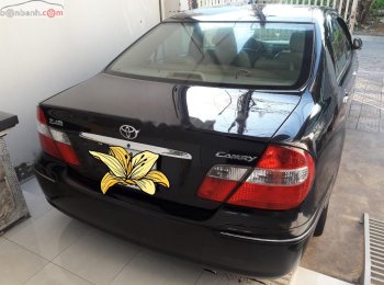 Toyota Camry 2.4G 2003 - Bán xe Toyota Camry 2.4G sản xuất năm 2003, màu đen