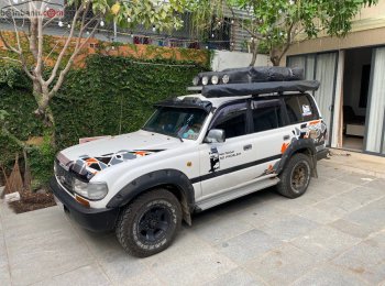 Toyota Land Cruiser   1994 - Cần bán lại xe Toyota Land Cruiser năm sản xuất 1994, màu trắng, nhập khẩu nguyên chiếc, 420tr