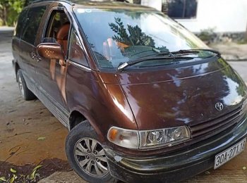 Toyota Previa   2.4 AT  1991 - Cần bán gấp Toyota Previa 2.4 AT năm 1991, màu nâu, nhập khẩu  