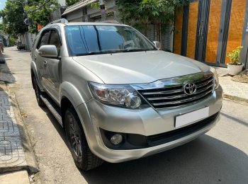 Toyota 4 Runner 2.7V 2016 - Bán xe TOYOTA FORTUNER 2016 2.7V màu bạc xe gia đình xe bao test 
