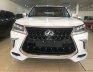 Toyota Land Cruiser 570 2020 - Giao ngay Lexus LX570 Super Sport S 2020 màu trắng, nội thất nâu