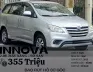 Toyota Innova 2.0E 2015 - Cần bán Toyota Innova 2.0E năm 2015, màu bạc, giá chỉ 355 triệu